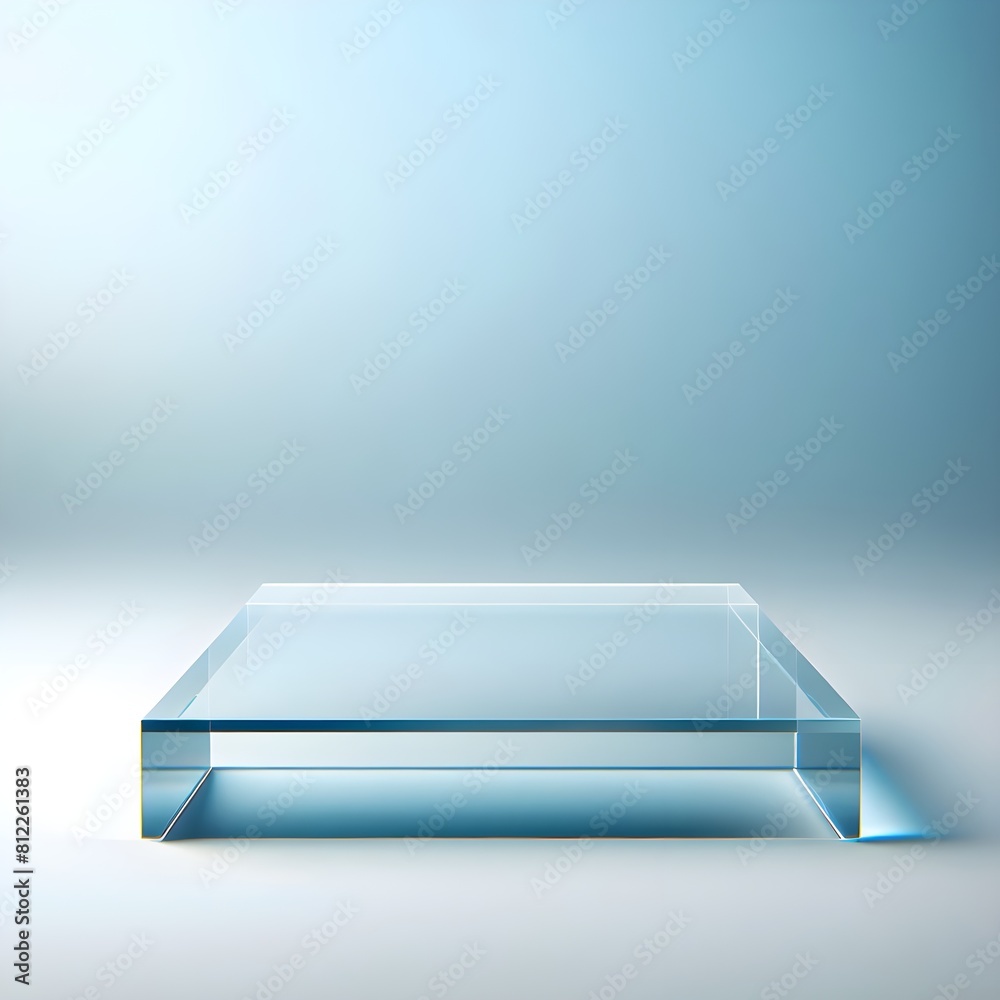 crystal podium empty, for product display crystal podium empty, for product display