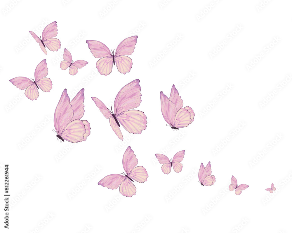 butterflies silhouettes set black vector butterflies silhouettes set black vector