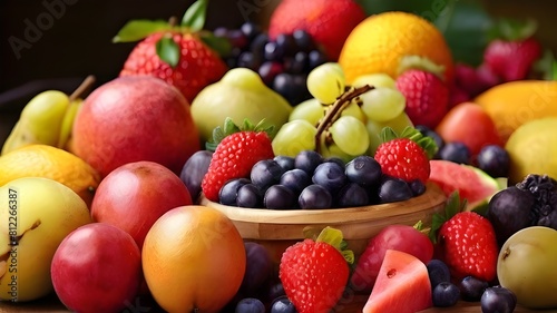 fruits and vegetables fruits  apple  sweet  isolated  raspberry  diet  dessert  green  ripe  grapes  blueberries  white  juicy  grape  strawberries