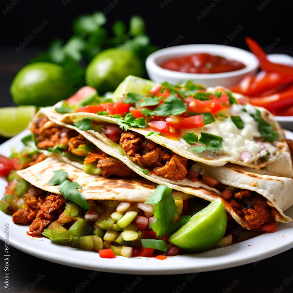Zesty and Flavorful A Vibrant Mockup of Spicy and Savory Delights Zesty and Flavorful A Vibrant Mockup of Spicy and Savory Delights