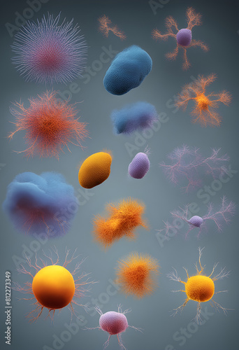 3d rendered illustration of a virus