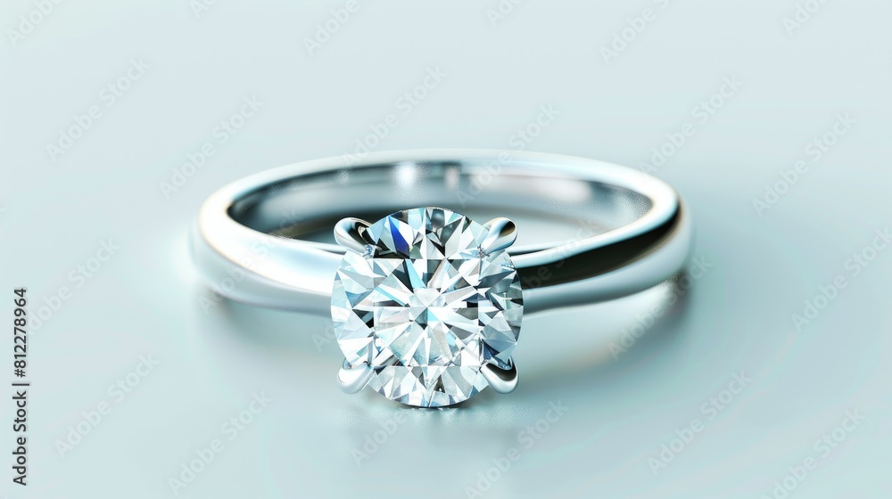 Diamond ring icon on white background Diamond ring icon on white background