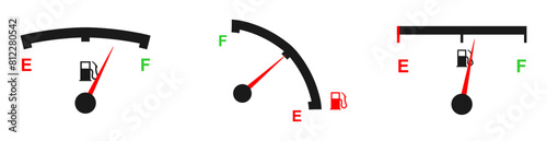 car fuel gauge indicator