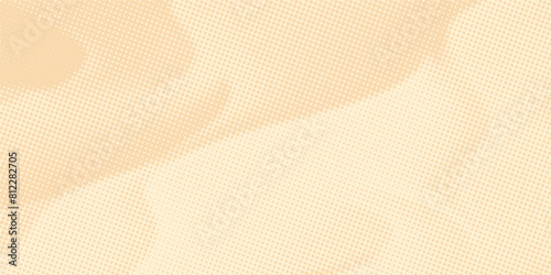 Abstract dots halftone brown color pattern gradient texture background