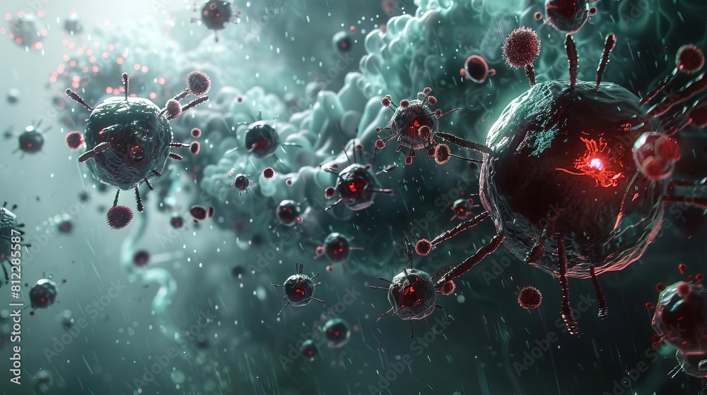 Tissue Fight Depict nanobots being used in a human bloodstream to repair damaged ...