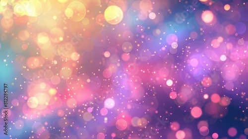 Abstract pastel background with bokeh effect
