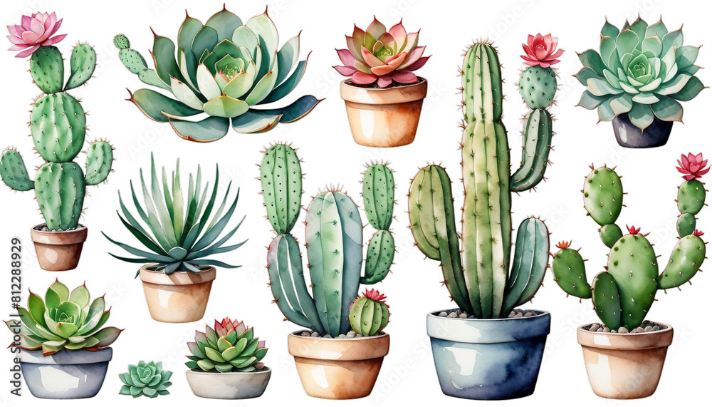 photos card elements dding illustration natural design set wreaths greeting succulent cactus watercolor blogs white botanical collection colours flower isolated plant mexican green nature hand