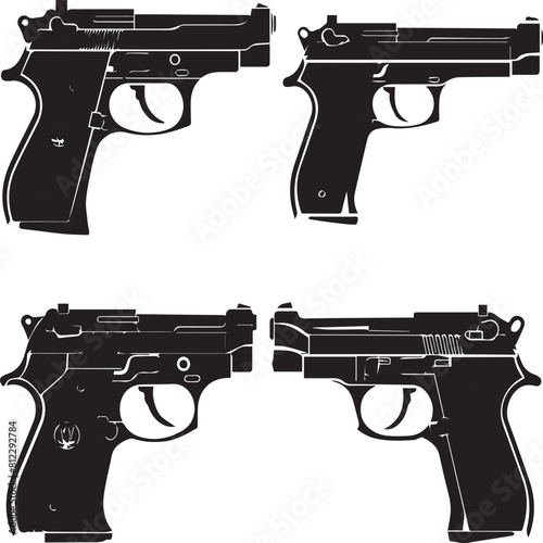 set of guns