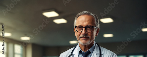 A senior male doctor at the hospital.