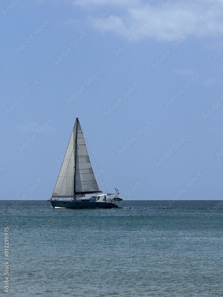 sailboat on the sea