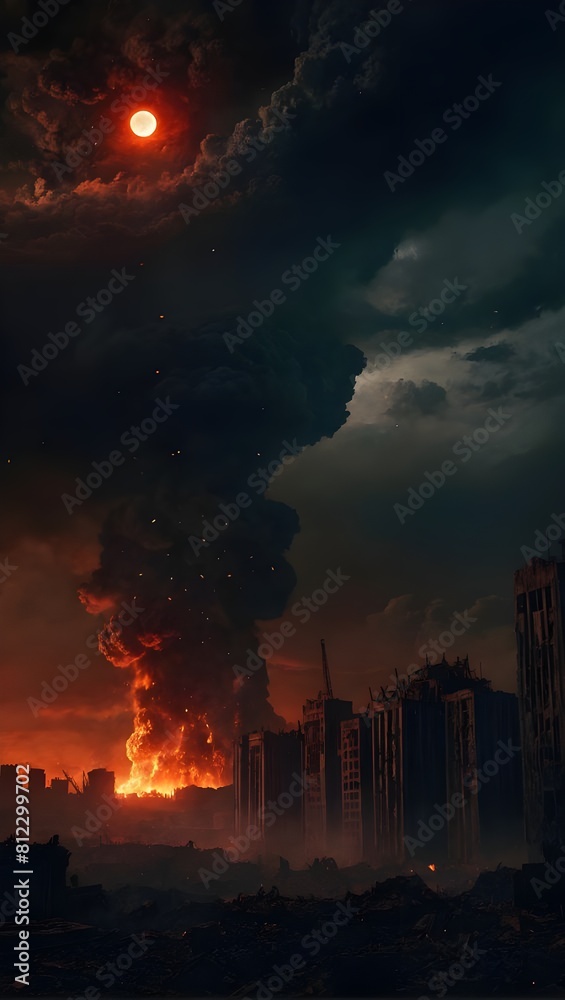 Obraz premium moon at night aesthetic mobile wallpaper