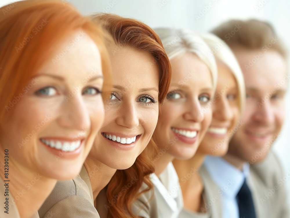 portrait of smiling businesswomen portrait of smiling businesswomen