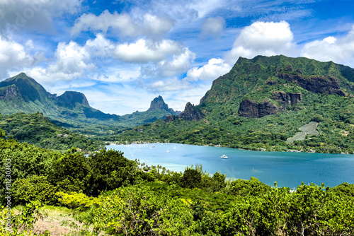 Baie de Cook à Moorea en Polynésie Française