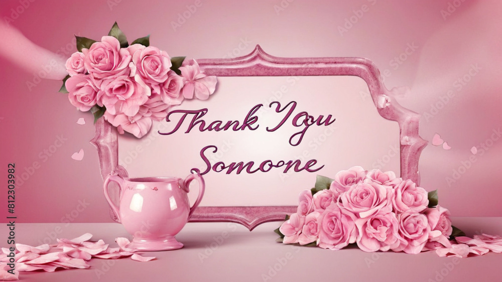 thank you someone, pink theme, graphics, art thank you someone, pink theme, graphics, art