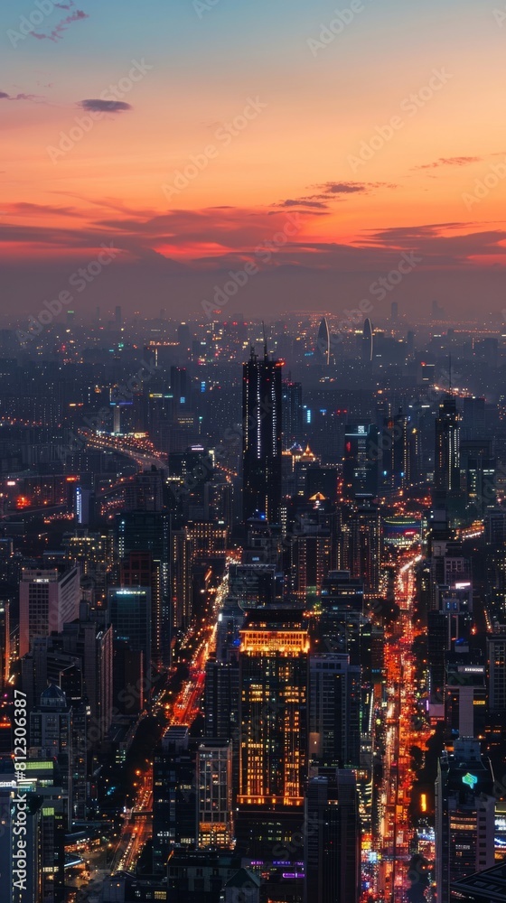 Photograph iconic city skylines during sunrise or sunset for dramatic effect