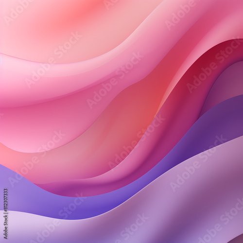 abstract background with smooth lines in pink and purple colors