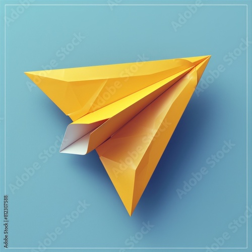 The paper plane image.