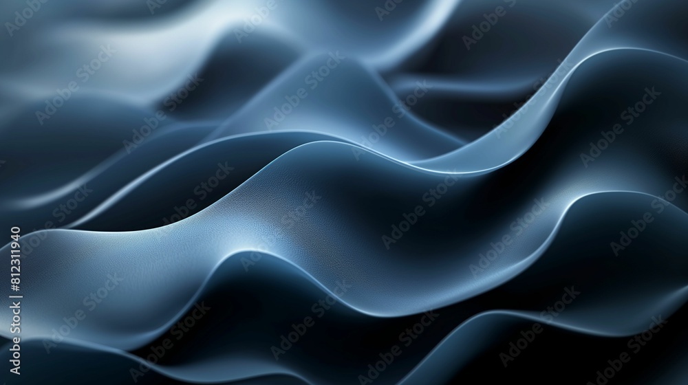 Fototapeta premium Close Up View of Wavy Surface