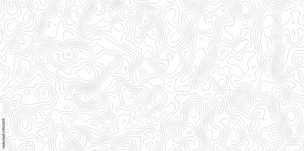 Vector geography landscape Topo contour map on white background, Topographic contour lines. Seamless pattern with lines Topographic map. Geographic mountain relief diagram line wave carve pattern. Vector geography landscape Topo contour map on white background, Topographic contour lines. Seamless pattern with lines Topographic map. Geographic mountain relief diagram line wave carve pattern.