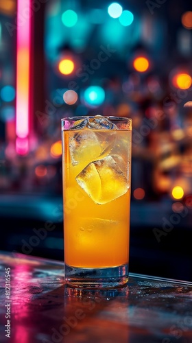 Close Up of a Drink on a Table