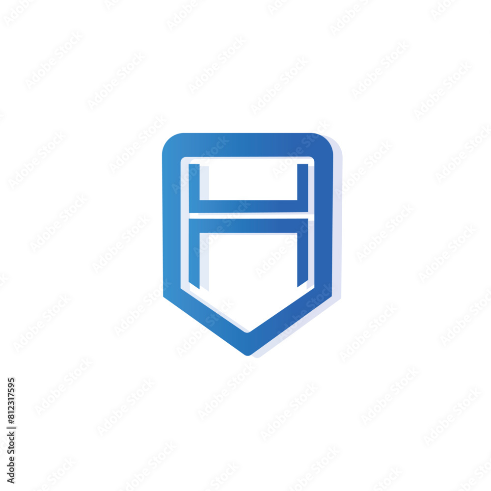 letter H logo for football club letter H logo for football club