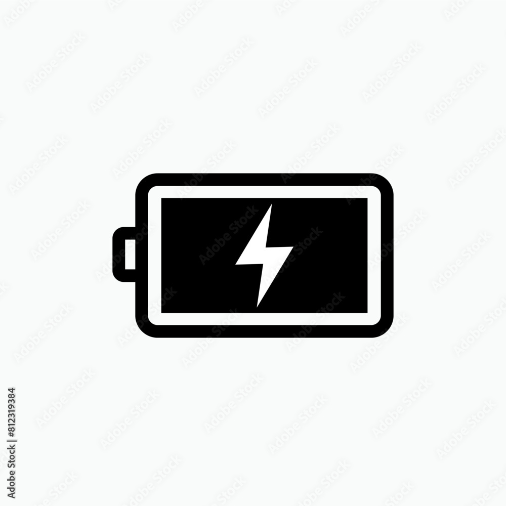 Battery Icon. Power, Energy Symbol. Applied for Design, Presentation, Website or Apps Elements. Battery Icon. Power, Energy Symbol. Applied for Design, Presentation, Website or Apps Elements.