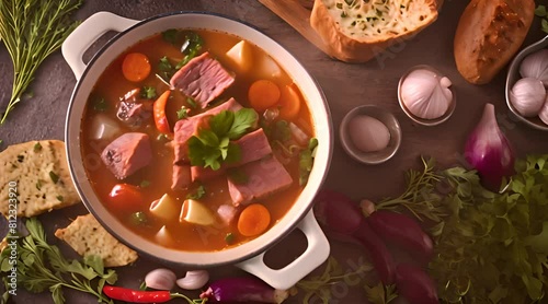 meat soup
