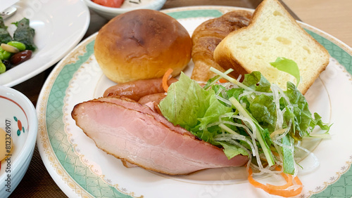 ホテルの朝食 モーニングプレート