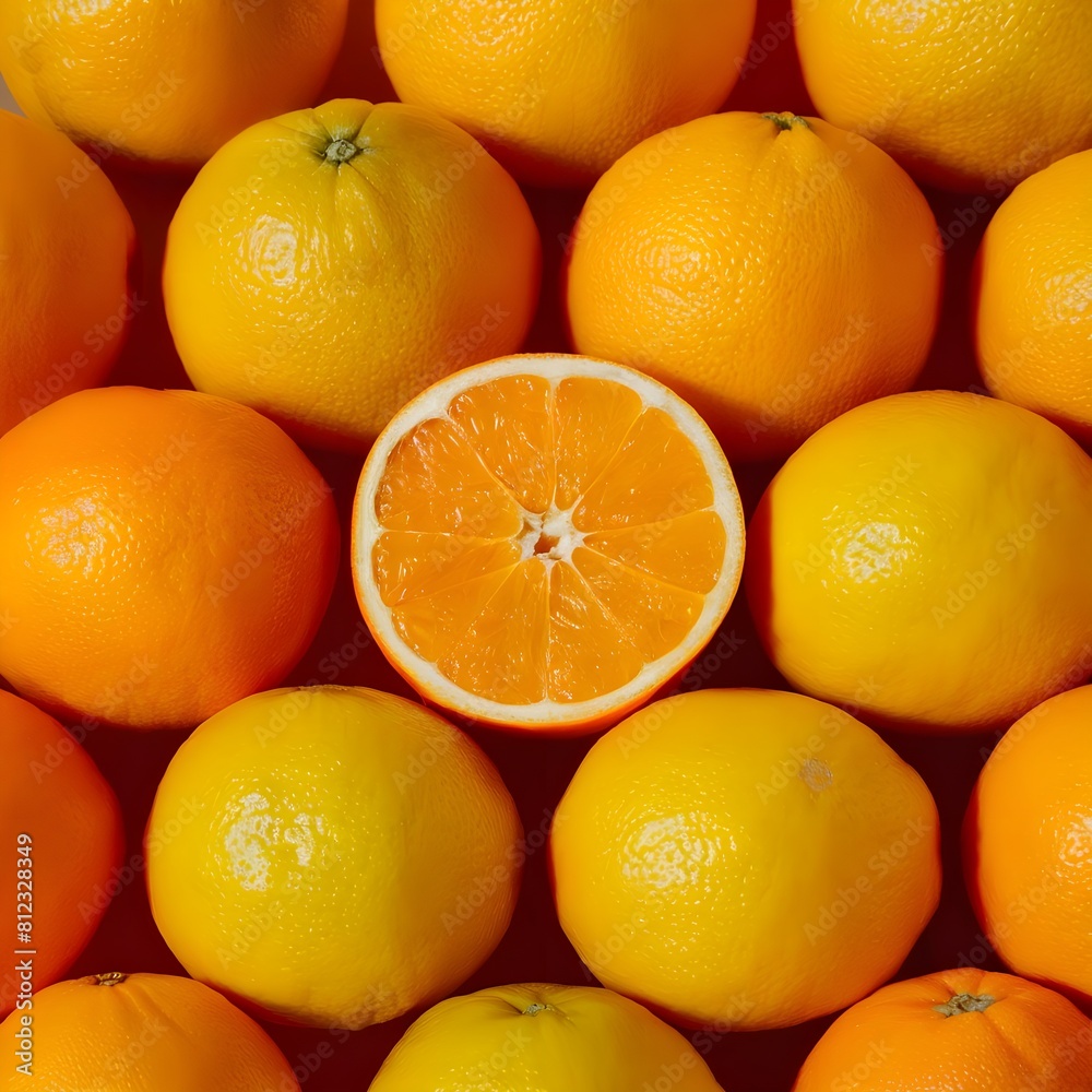 Ripe oranges background Ripe oranges background