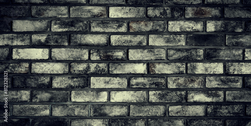 Background of brick wall with old texture pattern. Vintage style and grunge retro interior. uds photo