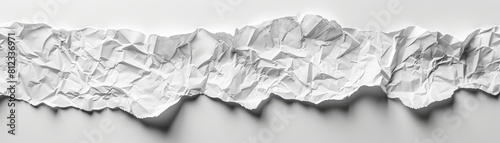 The image shows a white crumpled paper.