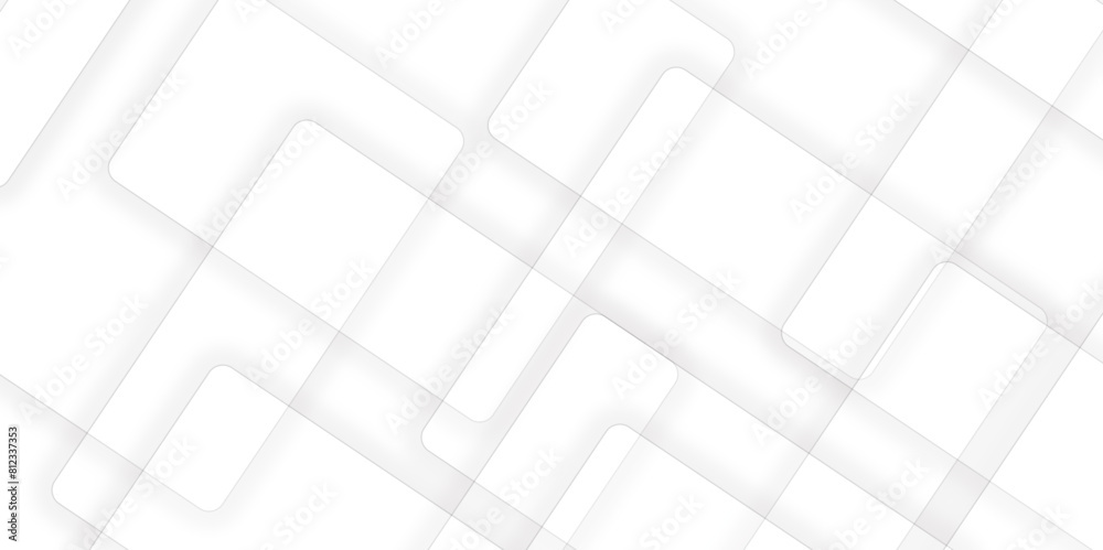 Abstract white background design with layers of textured white transparent material in triangle and squares shapes. White color technology concept geometric line vector white light grey background. Abstract white background design with layers of textured white transparent material in triangle and squares shapes. White color technology concept geometric line vector white light grey background.
