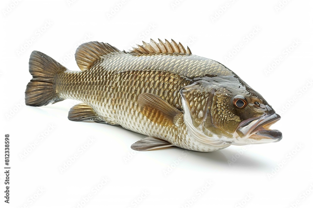 Barramundi, fish, isolated on white Barramundi, fish, isolated on white
