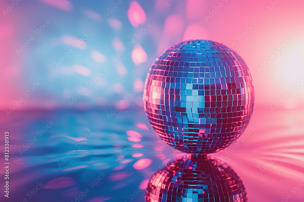 Fototapeta premium Disco ball background