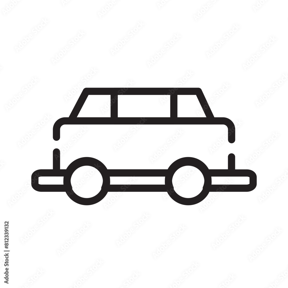 Car Limo Limousine Line Icon Car Limo Limousine Line Icon
