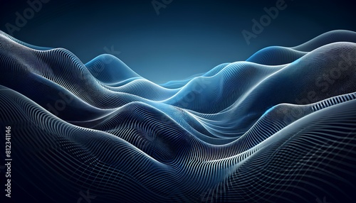 blue background, abstract blue background, abstract blue background with lines, wave, wallpaper