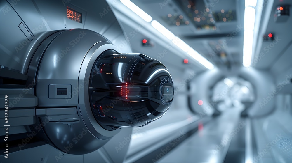 Cutting-Edge Radiosurgery Technology Precisely Targeting Malignant Tumors with Cinematic Photographic Rendering Cutting-Edge Radiosurgery Technology Precisely Targeting Malignant Tumors with Cinematic Photographic Rendering