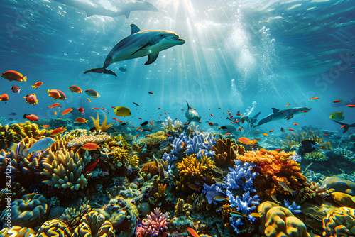 Dazzling Undersea Extravaganza: A Peek into The Vibrant Marine Life of US Coastal Waters © Jennie