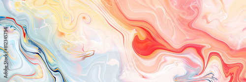 a soft and gentle abstract background with swirling patterns of pastel colors  generative AI