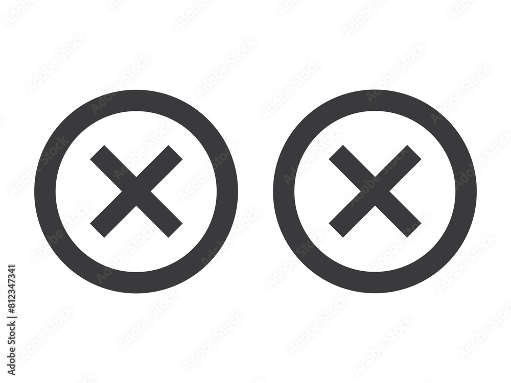 Fototapeta premium cross icon