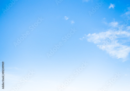 Sky Cloud Blue Background Paronama Web Cloudy summer Winter Season Day, Light Beauty Horizon Spring Brigth Gradient Calm Abstract Backdrop Air Nature View Wallpaper Landscape Cyan color Environment.