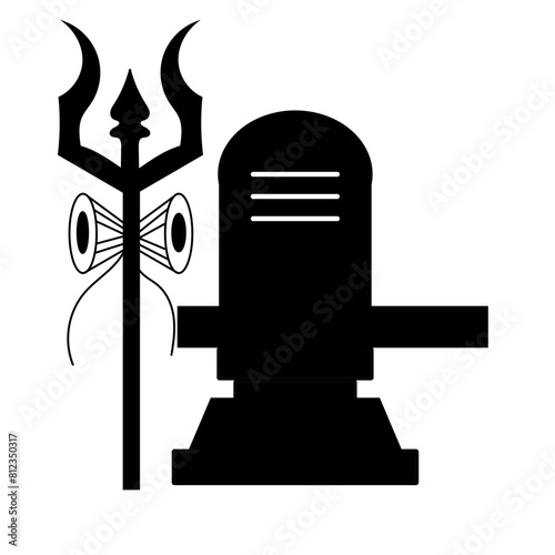 Shiva linga, is an abstract or aniconic representation of the Hindu god Shiva, Shivratri photo
