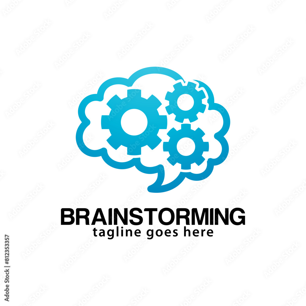Creative Brainstorming logo design template