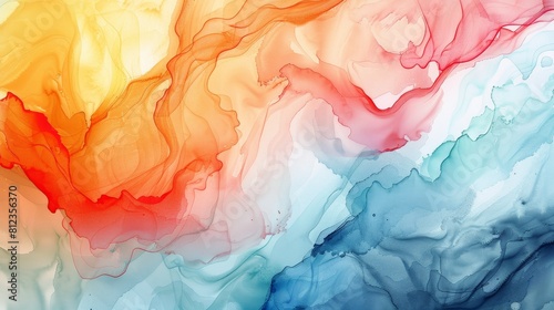 watercolor The image is a colorful abstract painting