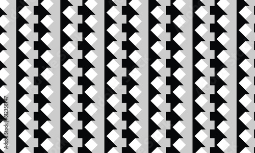 abstract simple geometric black grey shape stylish pattern.