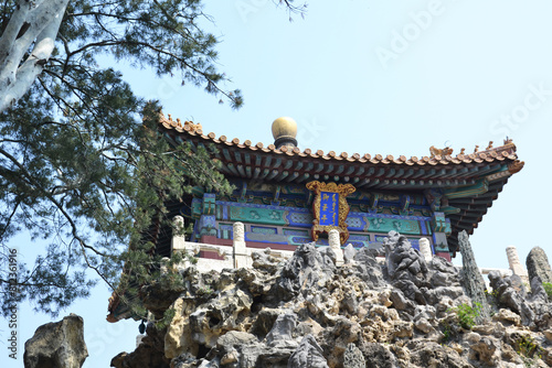 China, Beijing, Zijincheng- Purple Forbidden City, imperial palace, Yuhua Yuan - Imperial Garden, Duixiushan - Hill of Accumulated Elegance photo