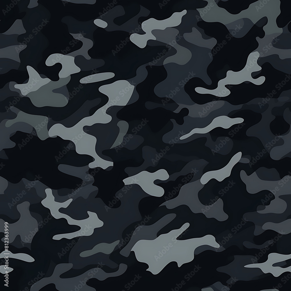 Black camouflage digital art seamless pattern, the design for apply a variety of graphic works Black camouflage digital art seamless pattern, the design for apply a variety of graphic works