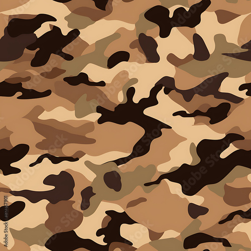 Camouflage digital art seamless pattern, the design for apply a variety of graphic works