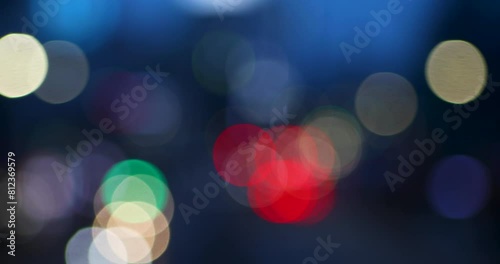 blur bokeh of a traffic light