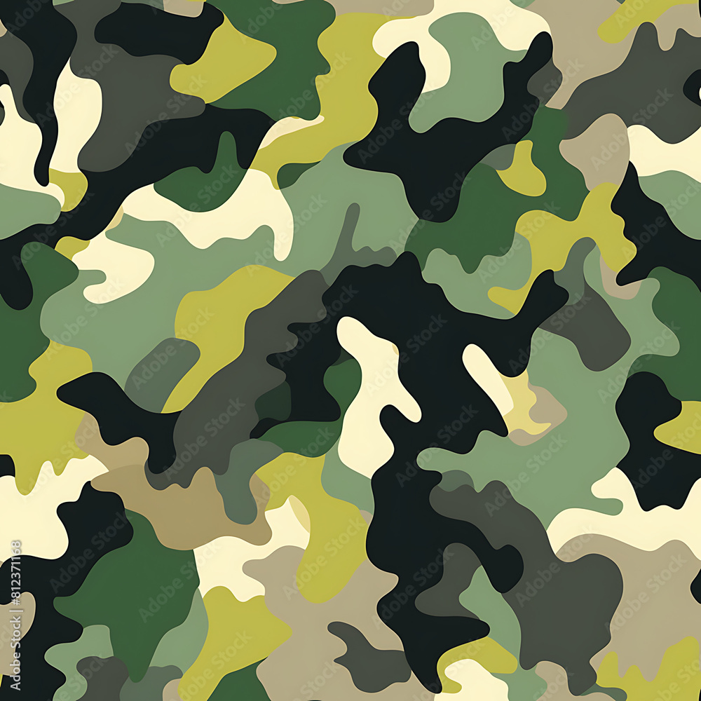 Camouflage digital art seamless pattern, the design for apply a variety of graphic works Camouflage digital art seamless pattern, the design for apply a variety of graphic works